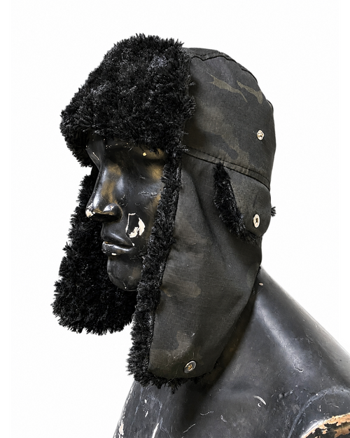 Ushanka Camo Black